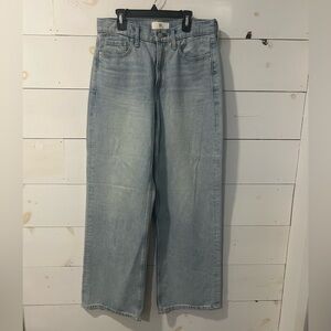 Banana Republic Icon, classic wide-leg Jean light wash